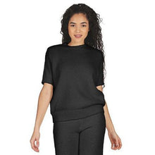  Cozy Knit Short Sleeve Top - Black - #confetti-gift-and-party #-Infinity Classics International Inc.
