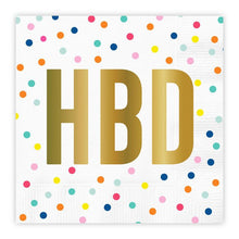  HBD Napkins - #confetti-gift-and-party #-Slant