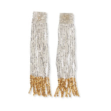  Ila Stripe Mixed Luxe Bead Fringe - Silver - #confetti-gift-and-party #-Ink + Alloy