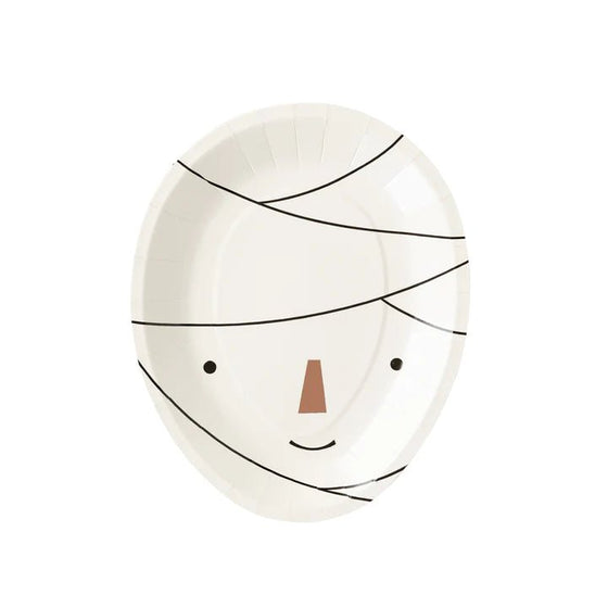 Mummy Shaped Paper Plate - #confetti-gift-and-party #-My Mind’s Eye