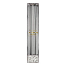  Silver Long Candles - #confetti-gift-and-party #-Meri Meri