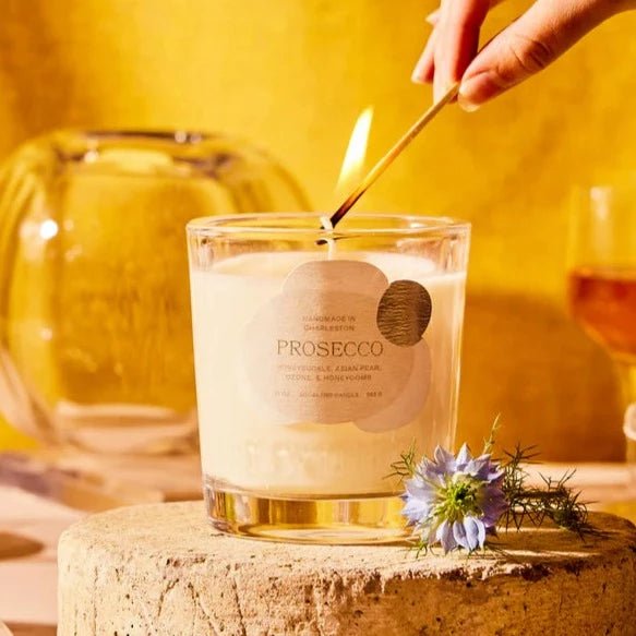 Sparkling Candle Prosecco 6 oz confettigiftandparty Confetti