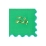 Meri Meri Wiggle Edge Large Napkins – Pack of 16