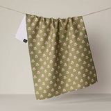 Lucky Flowers Tea Towel - Mahjong