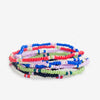 10 Strand Stretch Bracelet (multi color) by Ink + Alloy at Confetti Gift and Party
