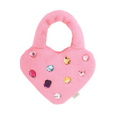 Light Pink Heart Glitzy Purse