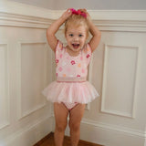 Daisy/Check Tutu Reversible Swimsuit