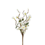 11.5" White Floral Pussy Willow Pick by Raz Imports at Confetti Gift and Party Tuscaloosa Alabama
