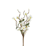 11.5" White Floral Pussy Willow Pick by Raz Imports at Confetti Gift and Party Tuscaloosa Alabama