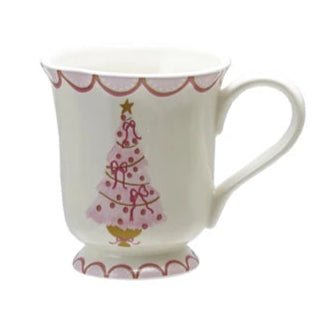 12 oz. Stoneware Mug with Christmas Tree, 4 Styles by Creative Co Op at Confetti Gift and Party Tuscaloosa Alabama