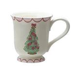 12 oz. Stoneware Mug with Christmas Tree, 4 Styles by Creative Co Op at Confetti Gift and Party Tuscaloosa Alabama