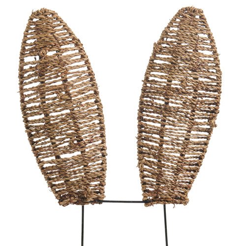 15" Woven Bunny Ear Stake by Raz Imports at Confetti Gift and Party Tuscaloosa Alabama