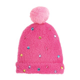 Hot Pink Glitzy Beanie