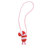 Candy Cane Plush Purse