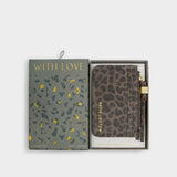 Gift Boxed Coin & Cardholder - Leopard