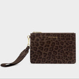 Lottie Wristlet - Chocolate Leopard