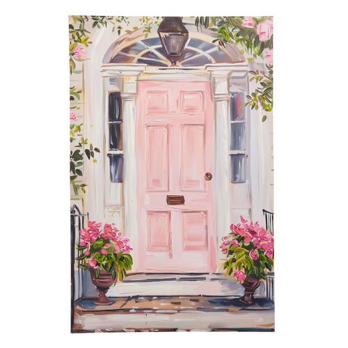 27.5" Pink Door Wall Art by Raz Imports at Confetti Gift and Party Tuscaloosa Alabama