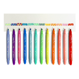Switch-eroo!: Sparkle Glittery Color-Changing Markers Set of 12