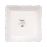 Fuchsia Scalloped Square 9" Plate