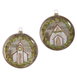 5" Music Sheet Church Disc Ornament – Newborn King