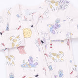 Angel Dear Spa Dogs Ruffle Back Zipper Footie