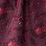 Rich Garnet Tea Towel-Geometry