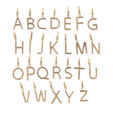 Gold Initial Charm Pendant – Sophie Tia Alphabet Collection