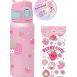 3D Printing Stainless Steel Water Bottle, Strawberry by Hot Focus, Inc. at Confetti Gift and Party Tuscaloosa Alabama