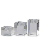 4" Square Crystal Candle Holders by Raz Imports at Confetti Gift and Party Tuscaloosa Alabama