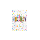 “Hooray” Candle Holder Toppers – Birthday Cake Candle Accessories