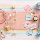 “Hooray” Candle Holder Toppers – Birthday Cake Candle Accessories