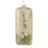 6" Holy Family Rectangle Ornament – Newborn King
