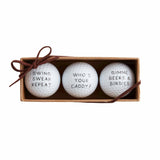 Whos Your Caddy Golf Ball Set