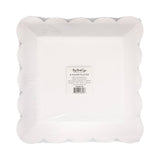 Blue Scalloped 9" Square Party Plate