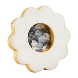 Round Scallop Marble Frame