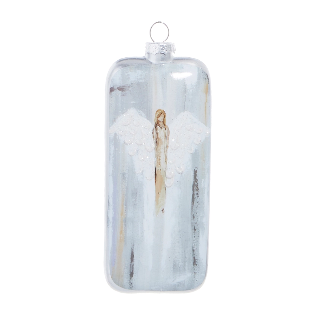 6" Angel Rectangle Ornament – Newborn King