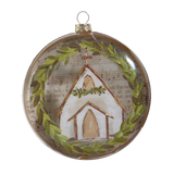 5" Music Sheet Church Disc Ornament – Newborn King