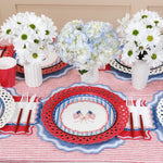 4th of July Flag Dessert Plates by Gatherings by Curated Paperie at Confetti Gift and Party Tuscaloosa Alabama