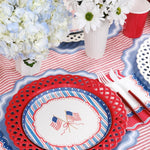 4th of July Flag Dessert Plates by Gatherings by Curated Paperie at Confetti Gift and Party Tuscaloosa Alabama
