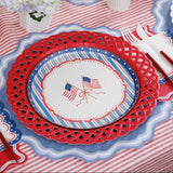 4th of July Flag Dessert Plates by Gatherings by Curated Paperie at Confetti Gift and Party Tuscaloosa Alabama