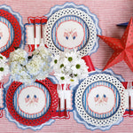 4th of July Flag Dessert Plates by Gatherings by Curated Paperie at Confetti Gift and Party Tuscaloosa Alabama