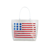 4th Of July Sparkle Tote by Mud Pie at Confetti Gift and Party Tuscaloosa Alabama
