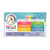 Rainbow Sparkle: Watercolor Gel Crayons Set of 12
