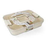 9 Section Snackle Box with Ice Pack & Handle Clip Lid - Vanilla