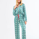 Charlotte Pajama Pant Set (Long Sleeve) - Gossamer Wings
