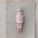 6"H Plastic Soldier Ornament, Pink Glitter Finish by Creative Co Op at Confetti Gift and Party Tuscaloosa Alabama