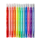 Switch-eroo!: Sparkle Glittery Color-Changing Markers Set of 12