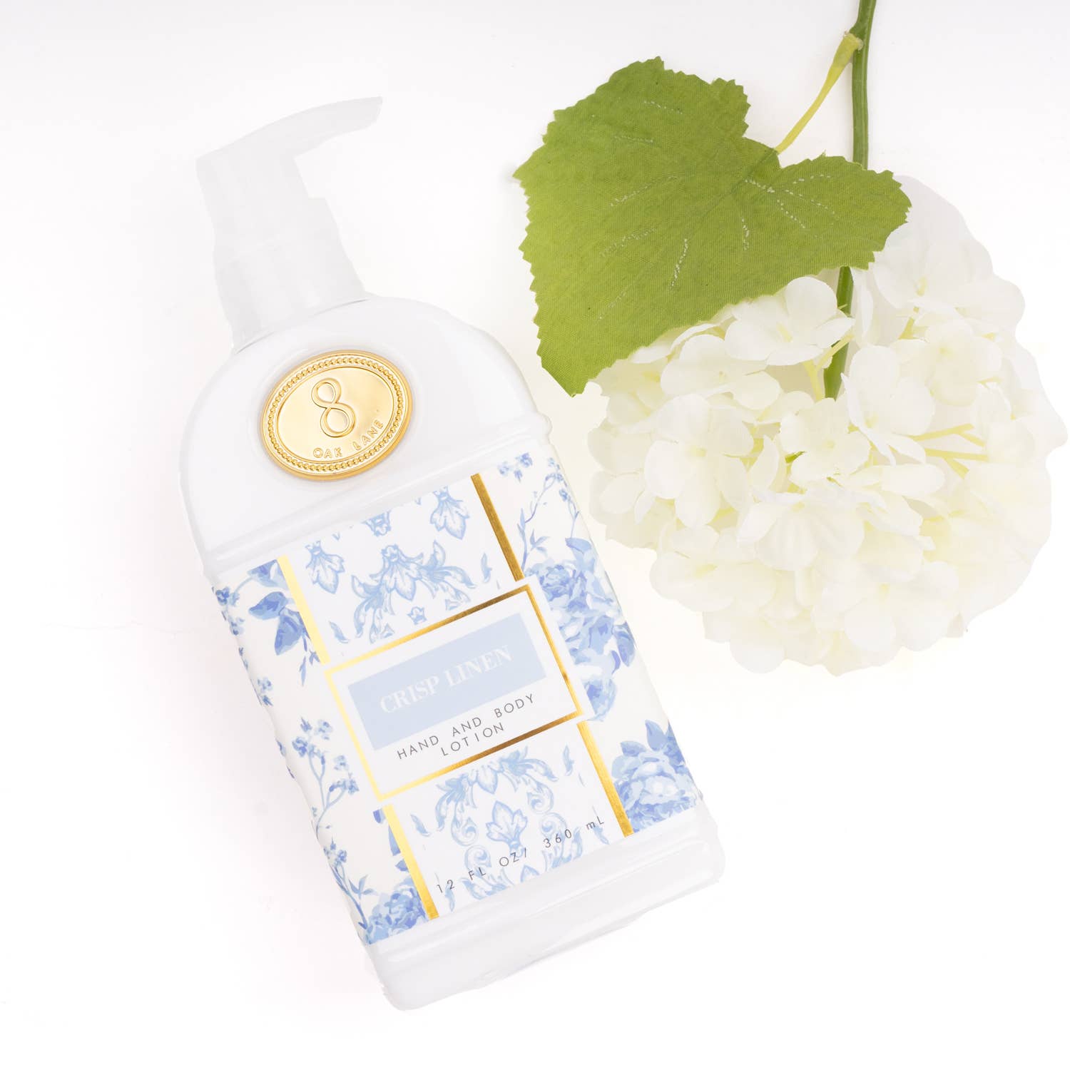 8 Oak Lane - Crisp Linen 300ml Hand & Body Lotion by 8 Oak Lane at Confetti Gift and Party Tuscaloosa Alabama