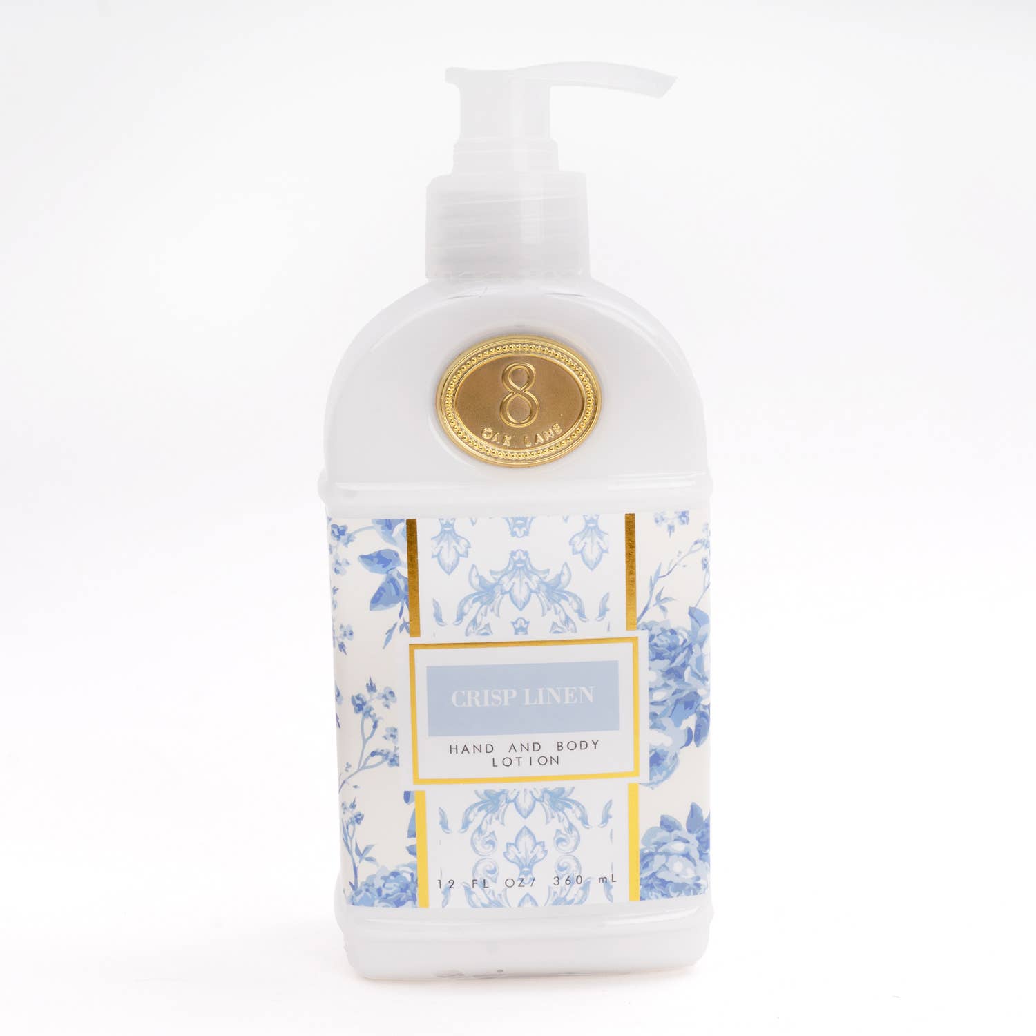 8 Oak Lane - Crisp Linen 300ml Hand & Body Lotion by 8 Oak Lane at Confetti Gift and Party Tuscaloosa Alabama