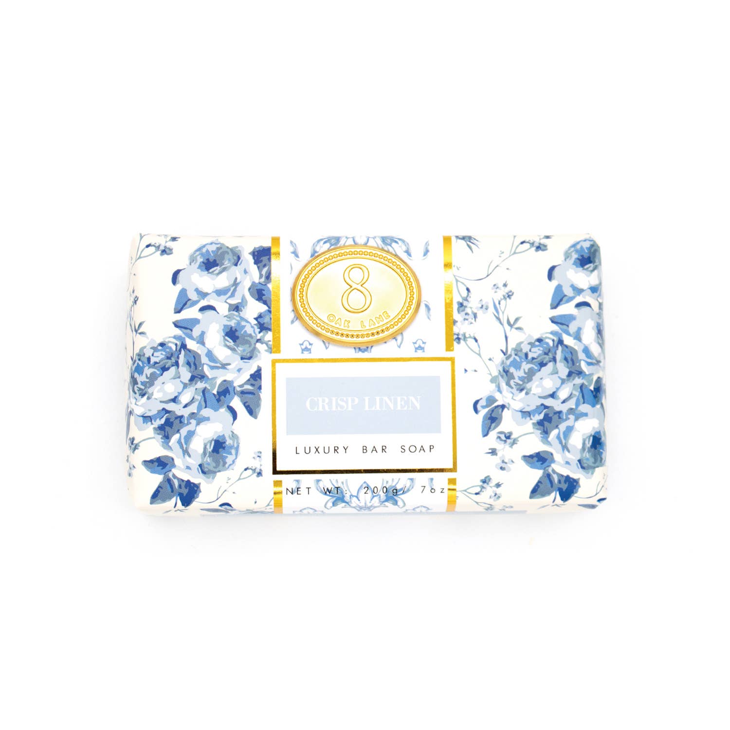8 Oak Lane - Crisp Linen Wrapped Bar Soap by 8 Oak Lane at Confetti Gift and Party Tuscaloosa Alabama